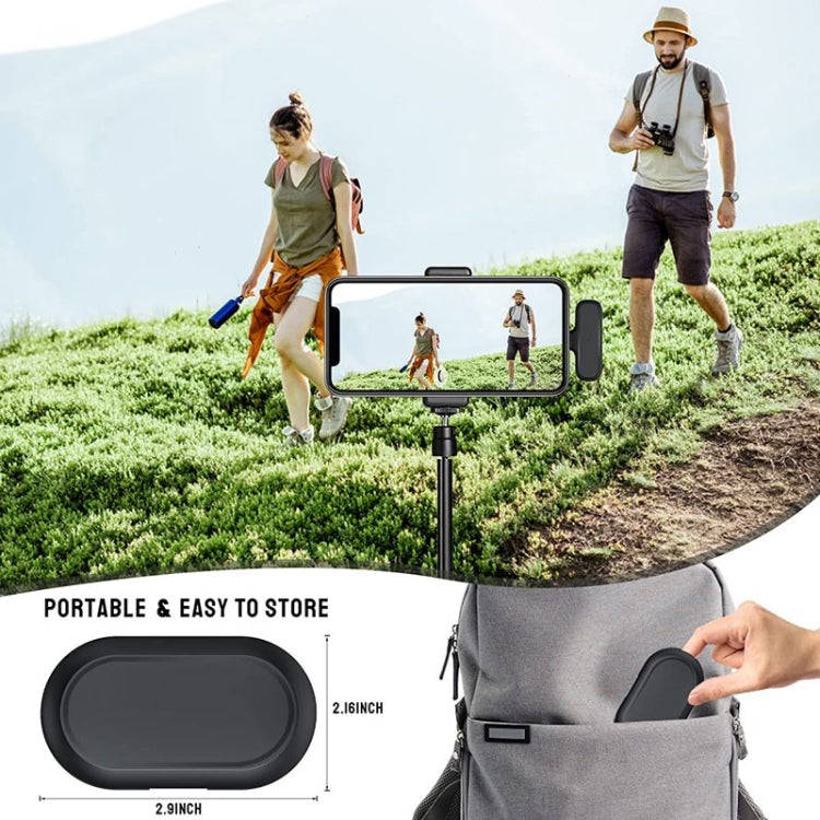 One by Two Wireless Lavalier Microphone Wireless Noise Reduction Microphone with Charging Case, P...