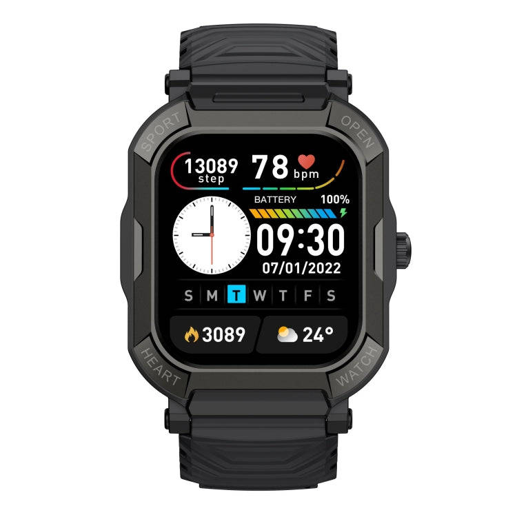 H30 1.91 inch Color Screen Smart Watch,Support Heart Rate Monitoring / Blood Pressure Monitoring(...