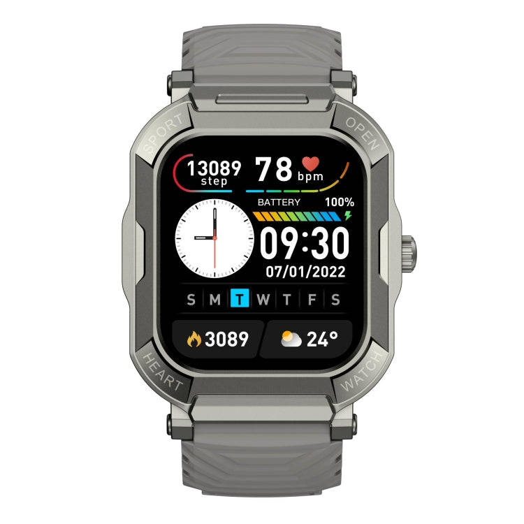 H30 1.91 inch Color Screen Smart Watch,Support Heart Rate Monitoring / Blood Pressure Monitoring(...