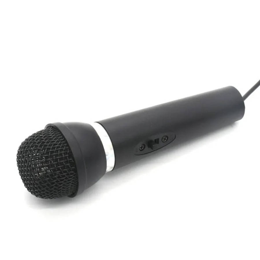 K-307 3.5mm Home Stereo MIC Computer Desktop Chatting Gaming Microphone with Stand