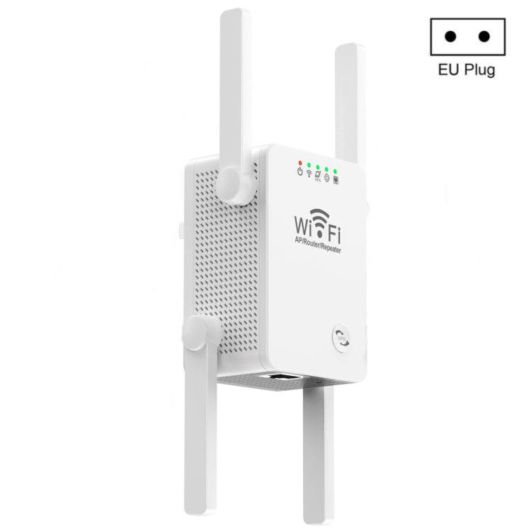 U8 300Mbps Wireless WiFi Repeater Extender Router Wi-Fi Signal Amplifier WiFi Booster(EU Plug)