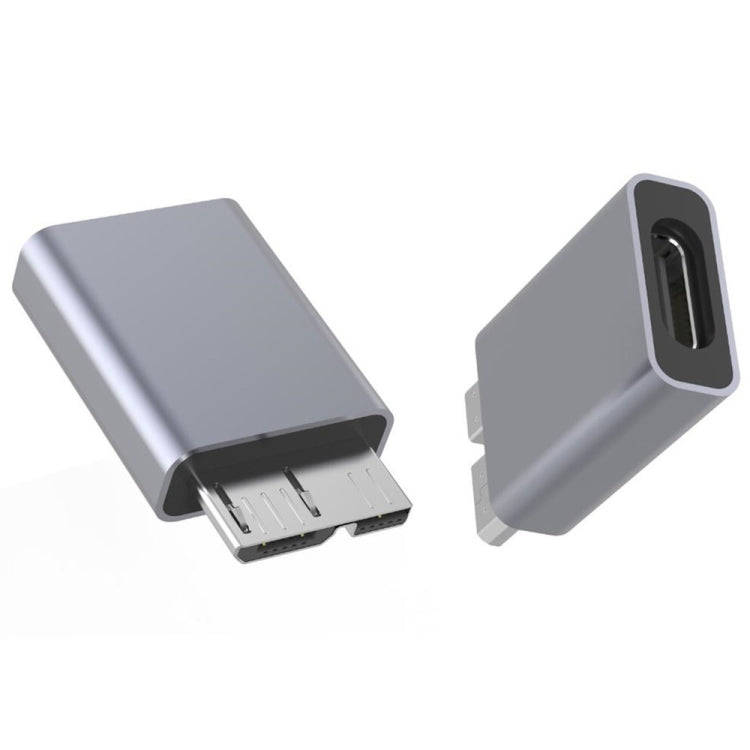 2 PCS JUNSUNMAY USB-C / Type-C Female to Male USB 3.0 Micro B Adapter Converter