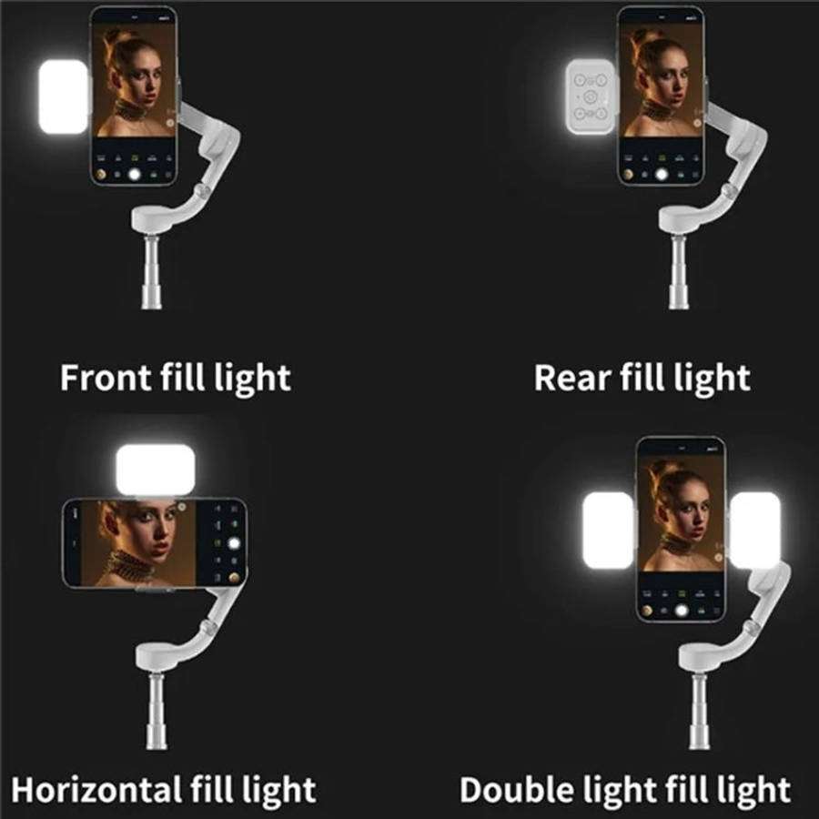 GBL01 LED Gimbal Light Camera Fill Light Double Lamp