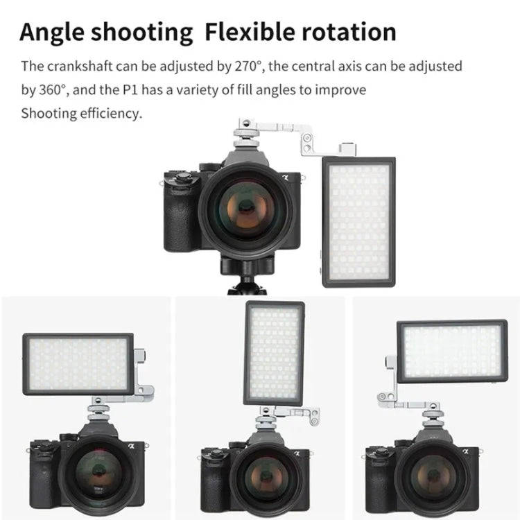 BL-P1 Portable RGB Pocket Fill Light Full Color 2500-8500K Photography Camera Light