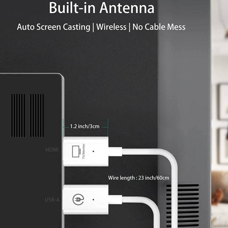 Wireless HDMI Transmitter and Receiver Kit, HDMI Wireless Extender Adapter, 1080P 60fps Video Aud...
