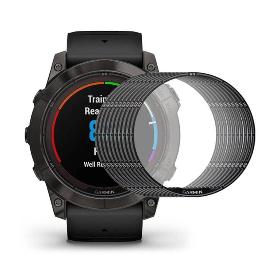For Garmin Fenix 7X Pro 10pcs ENKAY 3D Full Coverage Soft PC Edge PMMA HD Screen Protector Film