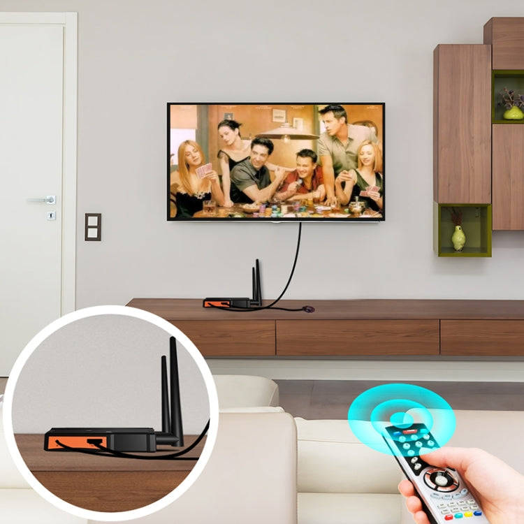 009 200m HD Video Transmitter Receiver WIFI 5.8 Wireless Display Dongle Adapter(AU Plug)