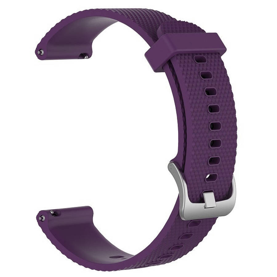 For Amazfit GTR 4 Pro 22mm Diamond Textured Silicone Watch Band(Purple)