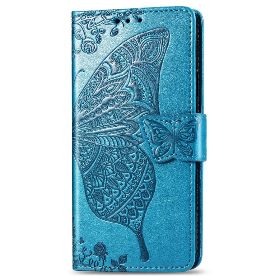 Butterfly Love Flowers Embossing Horizontal Flip Leather Case for OnePlus 7 Pro, with Holder & Ca...