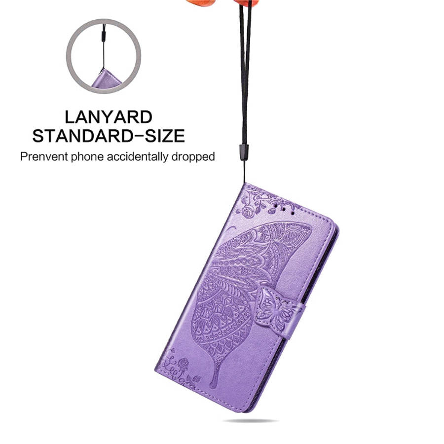 Butterfly Love Flowers Embossing Horizontal Flip Leather Case for OnePlus 7 Pro, with Holder & Ca...