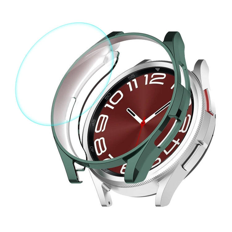 For Samsung Galaxy Watch6 Classic 43mm ENKAY Hat-Prince Electroplated Soft TPU Case + 0.2mm 9H Gl...