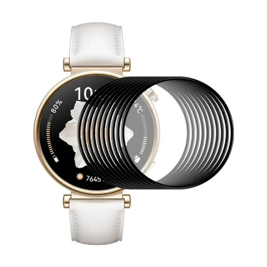 For Huawei Watch GT 4 41mm 10pcs ENKAY 3D Full Coverage Soft PC Edge PMMA HD Screen Film