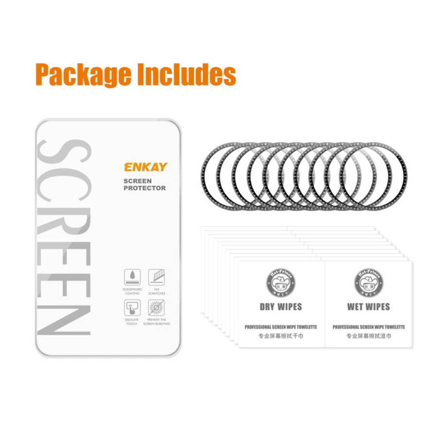 For Huawei Watch GT 4 46mm 10pcs ENKAY 3D Full Coverage Soft PC Edge PMMA HD Screen Film