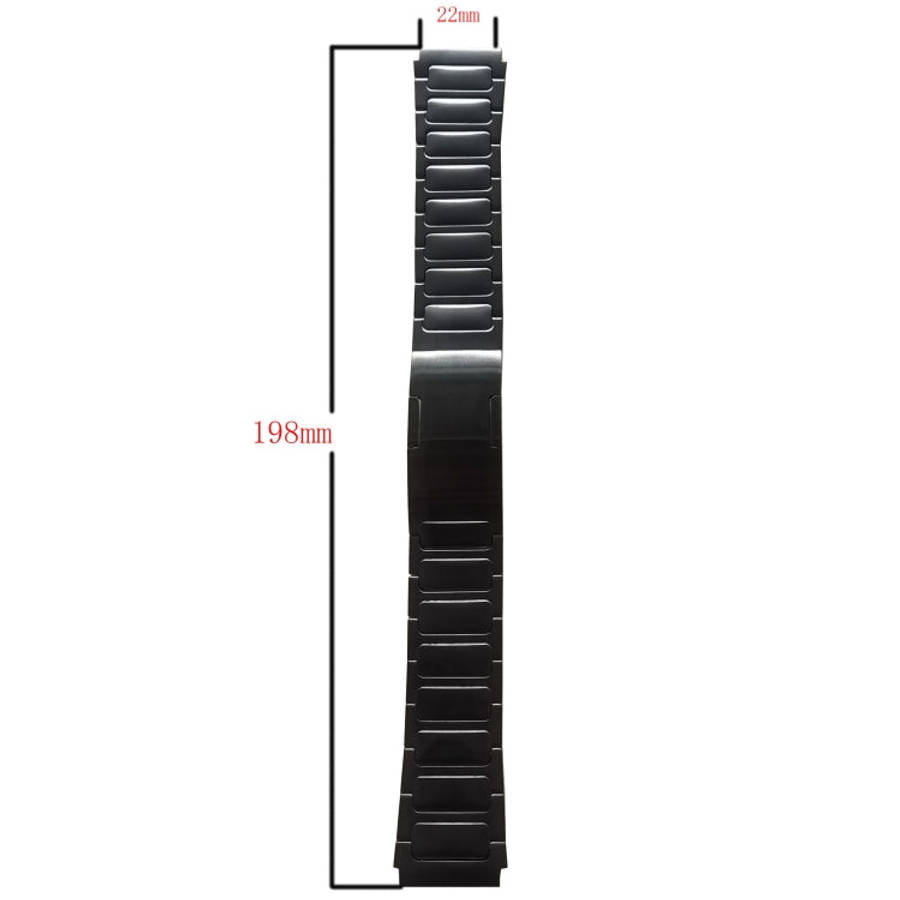 For Amazfit GTR 3 22mm I-Shaped Titanium Alloy Watch Band(Grey)