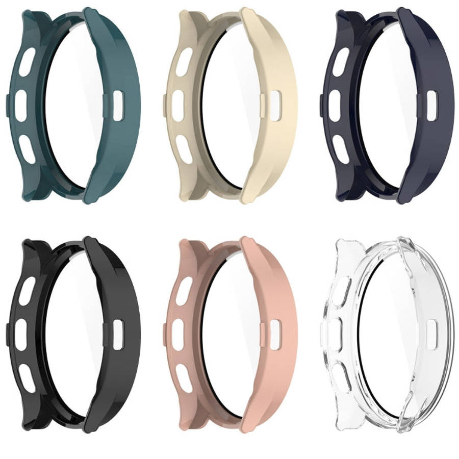 For Garmin Venu 3 PC + Tempered Film Integrated Watch Protective Case(Blue)