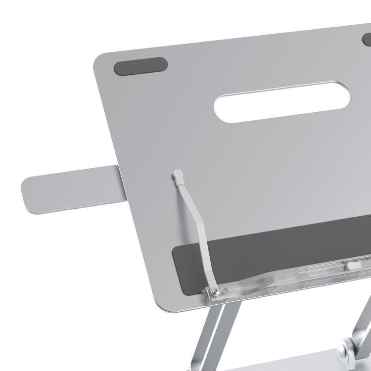 AP-2DB With Book Clips Portable Folding Laptop Adjustable Hollow Heat Dissipation Stand