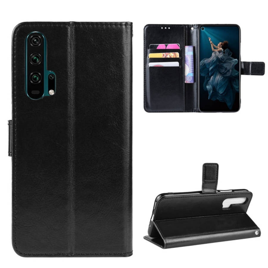 Retro Crazy Horse Texture Horizontal Flip Leather Case for HUAWEI Honor 20pro  , with Holder & Ca...