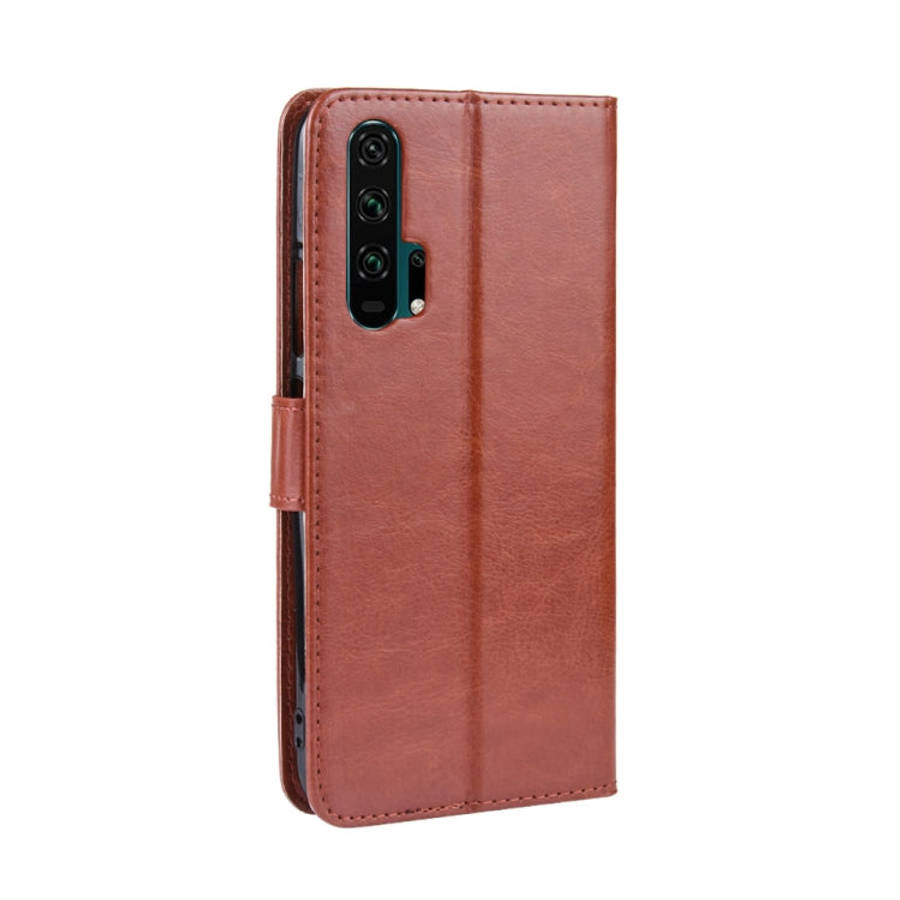 Retro Crazy Horse Texture Horizontal Flip Leather Case for HUAWEI Honor 20pro  , with Holder & Ca...