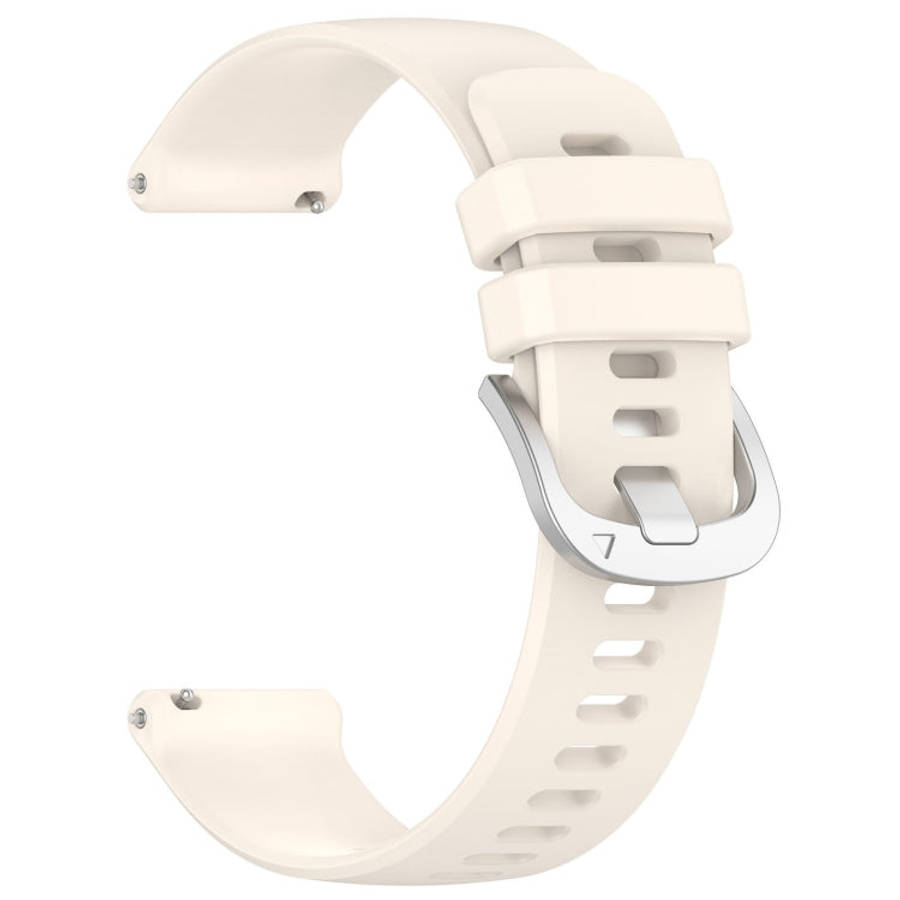 For Samsung Galaxy 4 / 4 Classic Liquid Glossy Silver Buckle Silicone Watch Band(Stralight)
