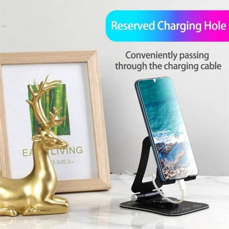 G61 Portable Folding 360-Degree Rotating Desktop Phone Holder(Red)