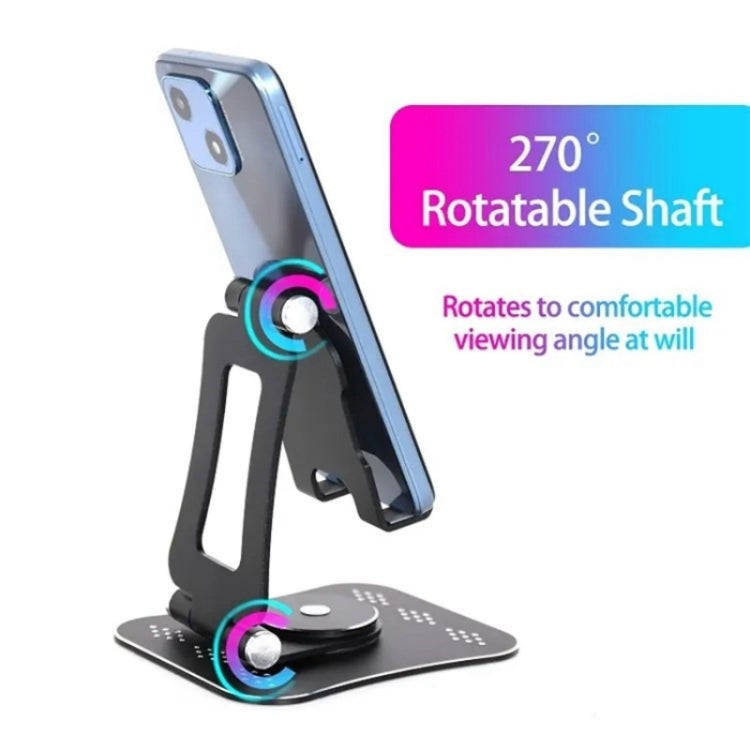 G61 Portable Folding 360-Degree Rotating Desktop Phone Holder(Red)