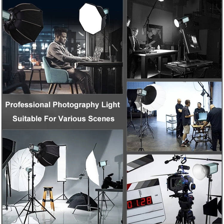 VLOGLITE P100 Professional Photography Video Fill Light 100W High Powerful Bright COB LED Light, ...