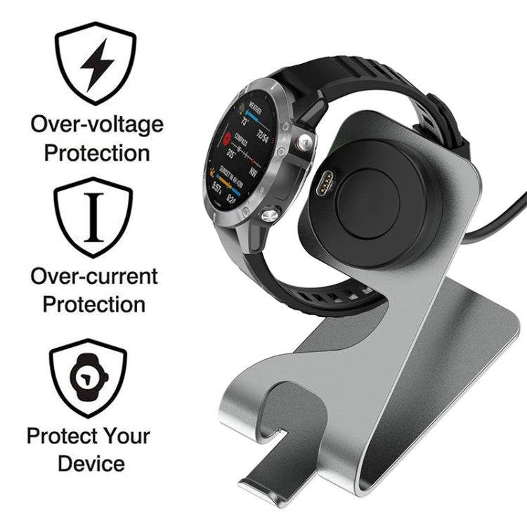 JUNSUNMAY For Garmin Venu 3 / Venu 3S USB Port Aluminum Alloy Watch Charger Holder, Length: 1.5m(...