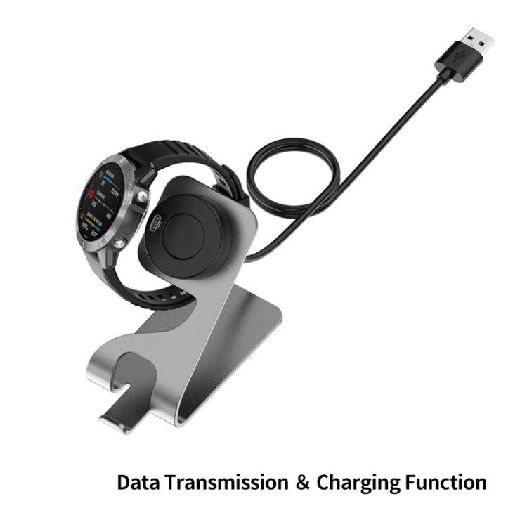JUNSUNMAY For Garmin Venu 3 / Venu 3S USB Port Aluminum Alloy Watch Charger Holder, Length: 1.5m(...