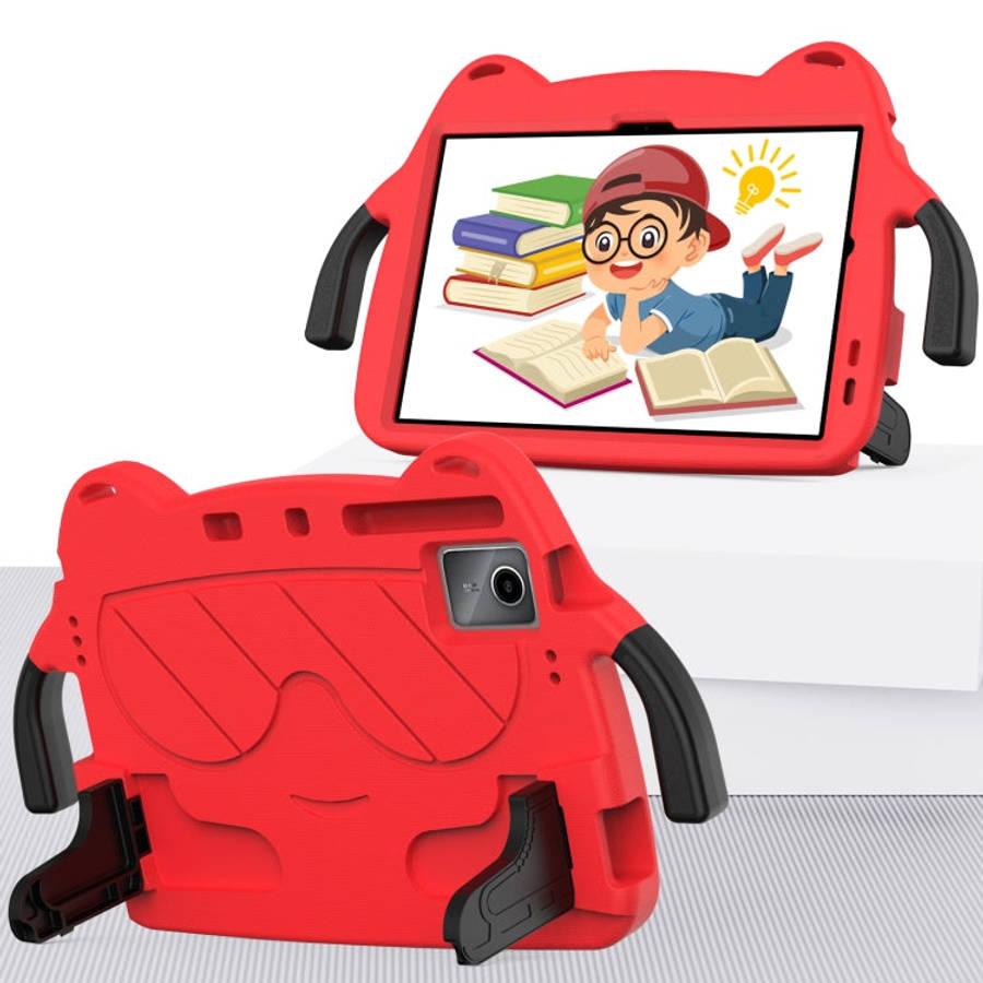 For DOOGEE T30 Pro 11 2023 Ice Baby EVA Shockproof Hard PC Tablet Case(Rose Red+Black)