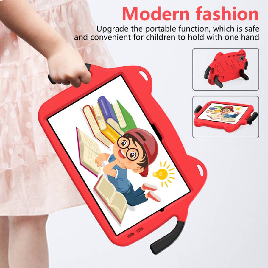 For DOOGEE T30 Pro 11 2023 Ice Baby EVA Shockproof Hard PC Tablet Case(Rose Red+Black)