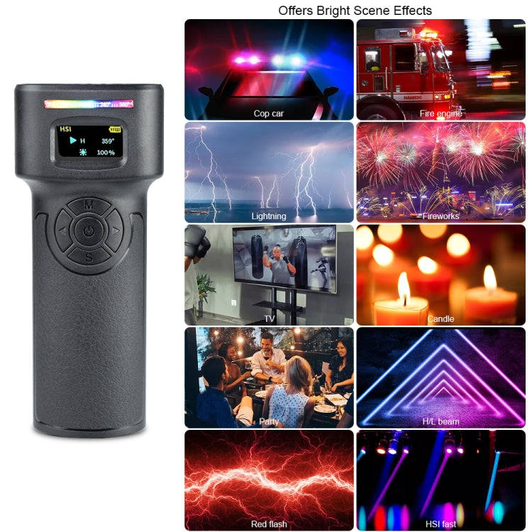 VLOGLITE W270RGB Live Streaming E-Sports Handheld Fill Light LED Studio Light(US Plug)