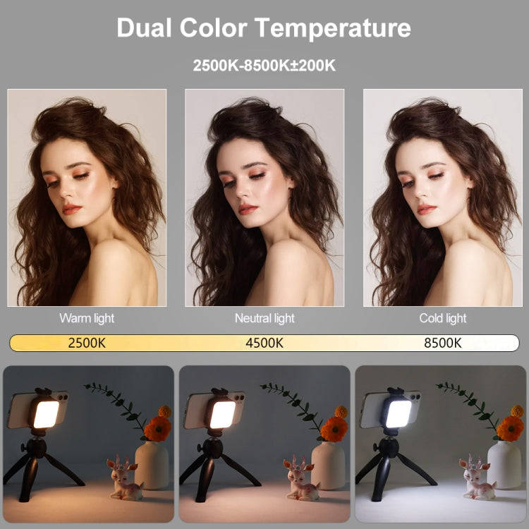 VLOGLITE W66 For Food Jewelry Photographic Light Pocket Phone Fill Light with Clamp