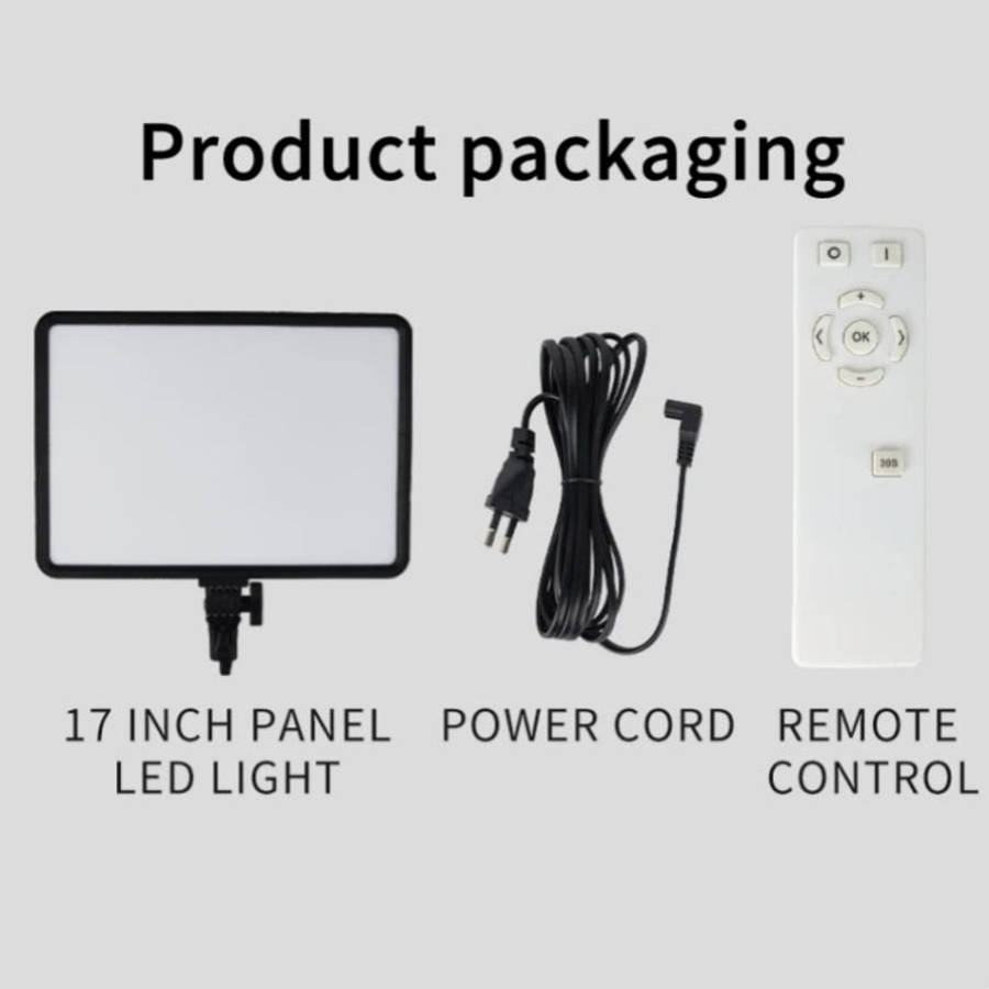 JMARY FM-17RS With Remote 17-inch Touch Control Dimmable LED Panel Light(US Plug)