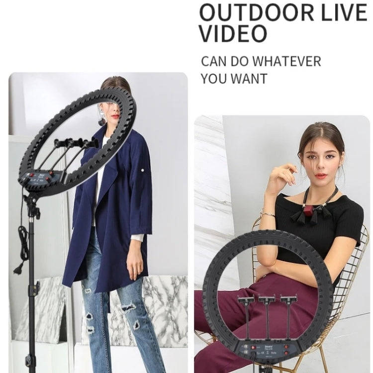 JMARY FM-21R With Remote Control Phone Clip 21-inch Dimmable LED Ring Light(US Plug)