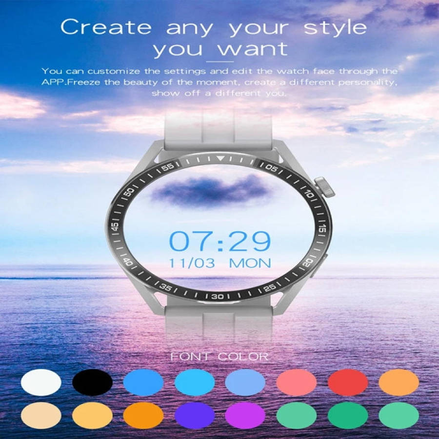 G3 1.32 inch Color Screen Smart Watch, Support Bluetooth Call / Heart Rate / Blood Pressure / Blo...