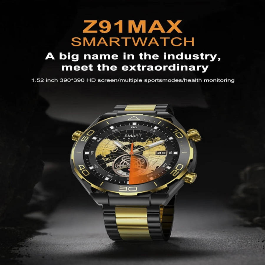 Z91 Pro Max 1.52 inch Color Screen Smart Watch,Support Bluetooth Call / Heart Rate / Blood Pressu...