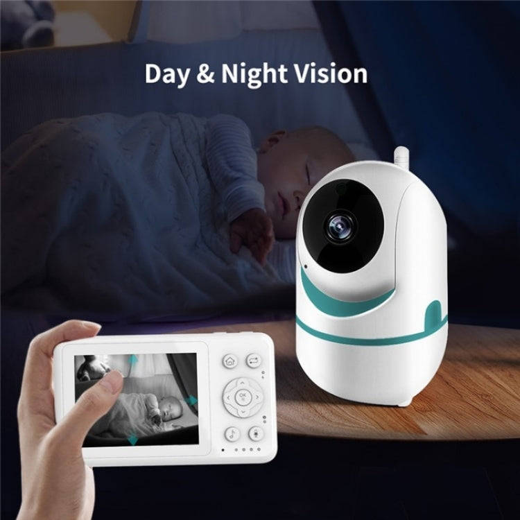 D031 2 Way Voice Built-in Lullabies Home Baby Security Camera 3.2-inch LCD Baby Monitor(US Plug)