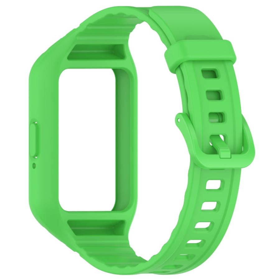 For Samsung Galaxy Fit 3 Integrated TPU Watch Band(Green)