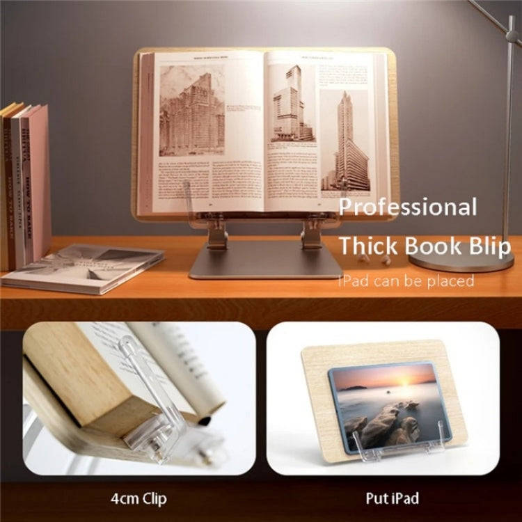 LS15 For 10-17 inch Devices Tablet Stand Aluminum+ABS Adjustable Desktop Holder with Clip
