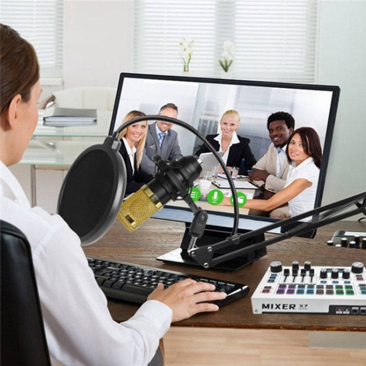 X7 48V Live Broadcast Audio Mixer Professional Microphone Live Sound Card