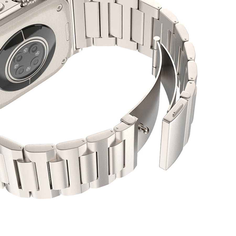 For Apple Watch Ultra 49mm I-Shaped Titanium Watch Band(Grey)