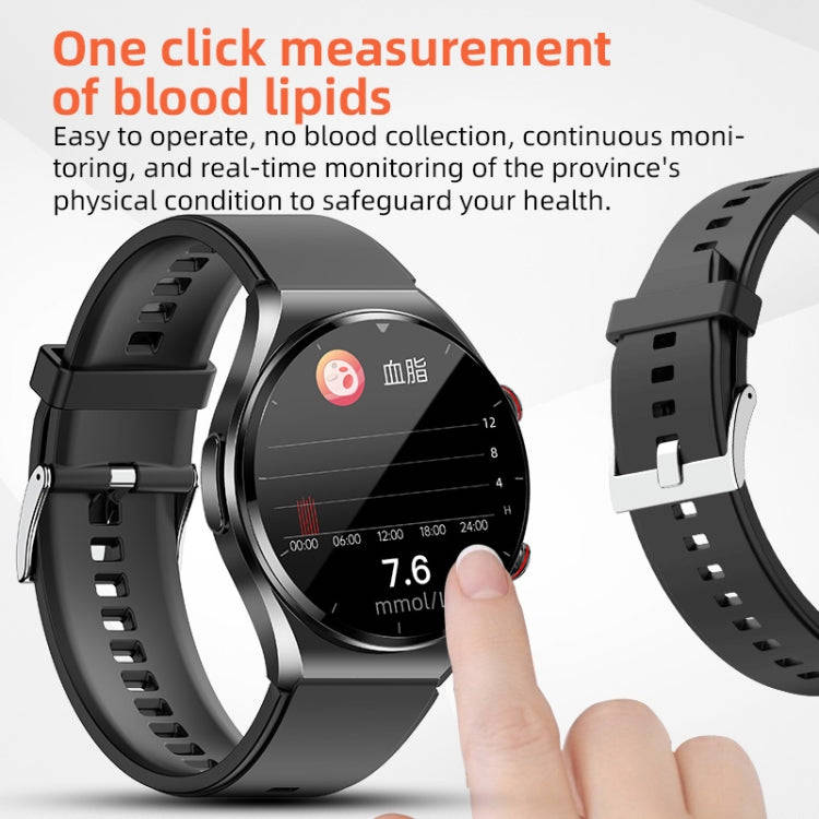 E09 Pro 1.32 inch Color Screen Smart Watch, Support Bluetooth Call / ECG Electrocardiogram(Silver)