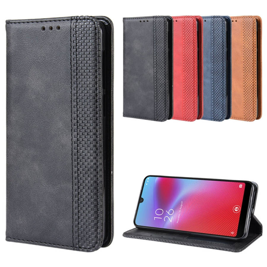 Magnetic Buckle Retro Crazy Horse Texture Horizontal Flip Leather Case for Vodafone Smart V10 (VF...