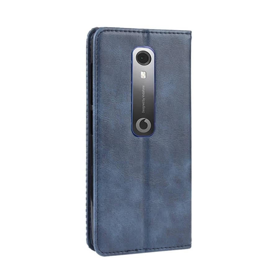 Magnetic Buckle Retro Crazy Horse Texture Horizontal Flip Leather Case for Vodafone Smart N10 (VF...