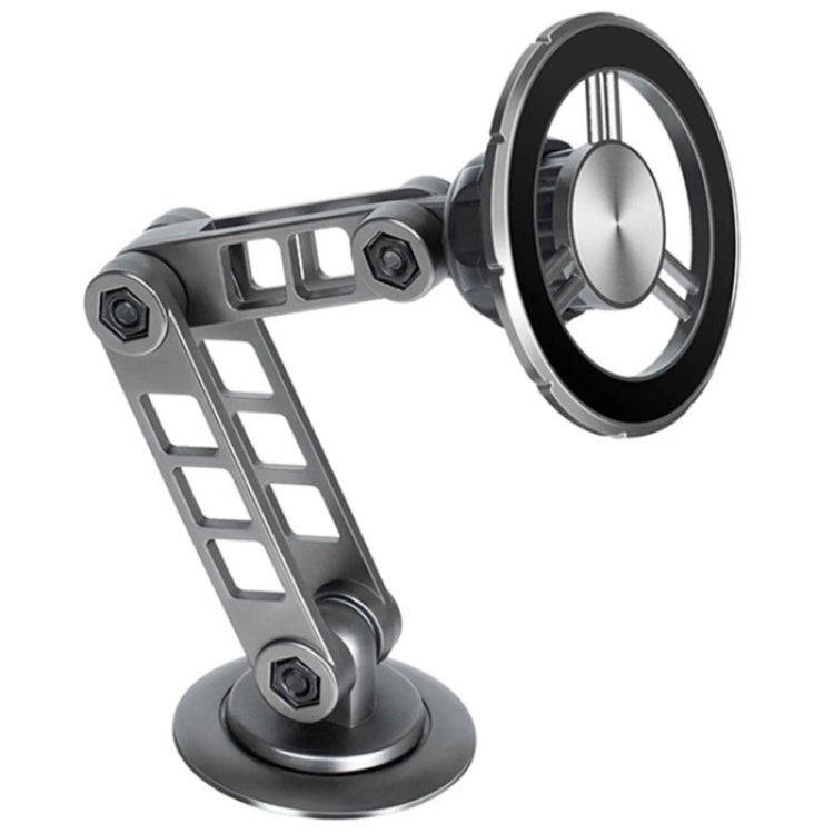 G198 Adjustable Robotic Arm Cellphone Stand Car Dashboard Windshield Magnetic Phone Holder(Grey)