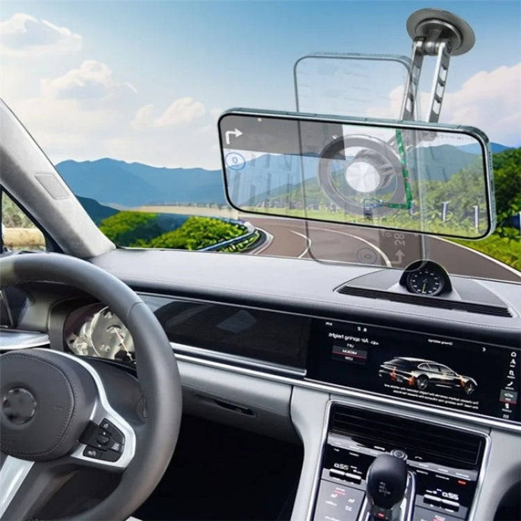 G198 Adjustable Robotic Arm Cellphone Stand Car Dashboard Windshield Magnetic Phone Holder(Grey)