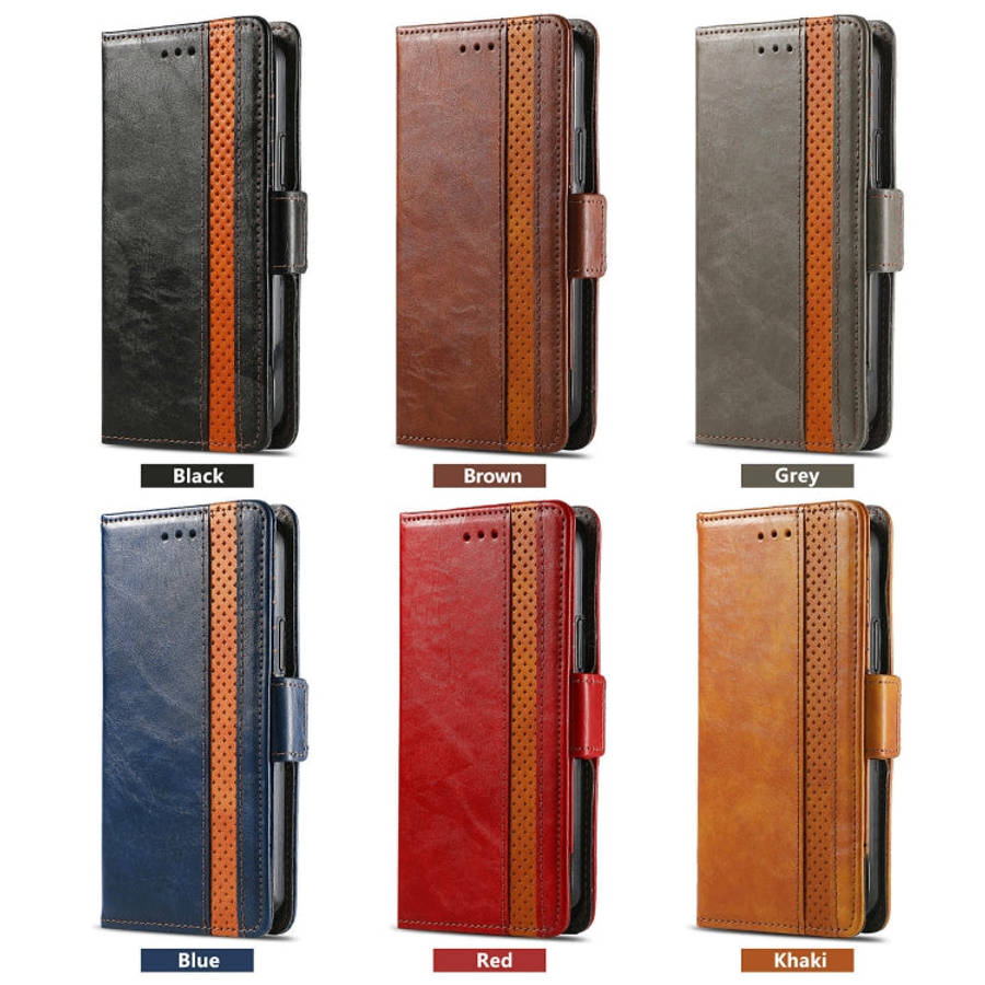 For Nothing CMF Phone 1 CaseNeo Splicing Dual Magnetic Buckle Leather Phone Case(Brown)