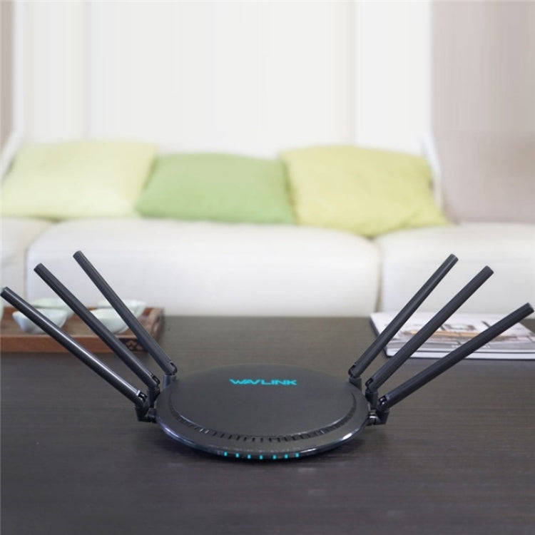 WAVLINK WN531A6 Dual Band Wireless Repeater AC2100 Gigabit Ethernet Port WiFi Router, Plug:EU Plug