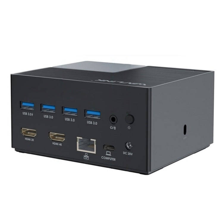 WAVLINK UG76PD2 3.5mm Audio, Gigabit Network Port Dual HD Universal Docking Station(US Plug)