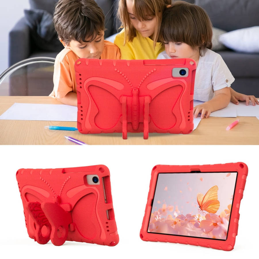 For Huawei MatePad 10.4 Butterfly Bracket EVA Shockproof Tablet Case(Red)